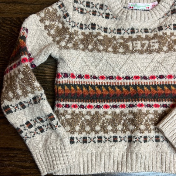 Bonpoint Sweater Fairisle Knit - Picture 4 of 4